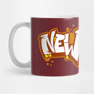 New York horizontal graffiti 2 Mug